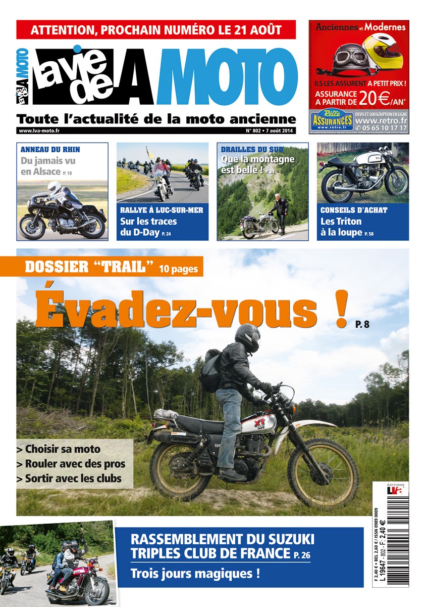 La Vie de la Moto n° 802 du 07/08/2014
