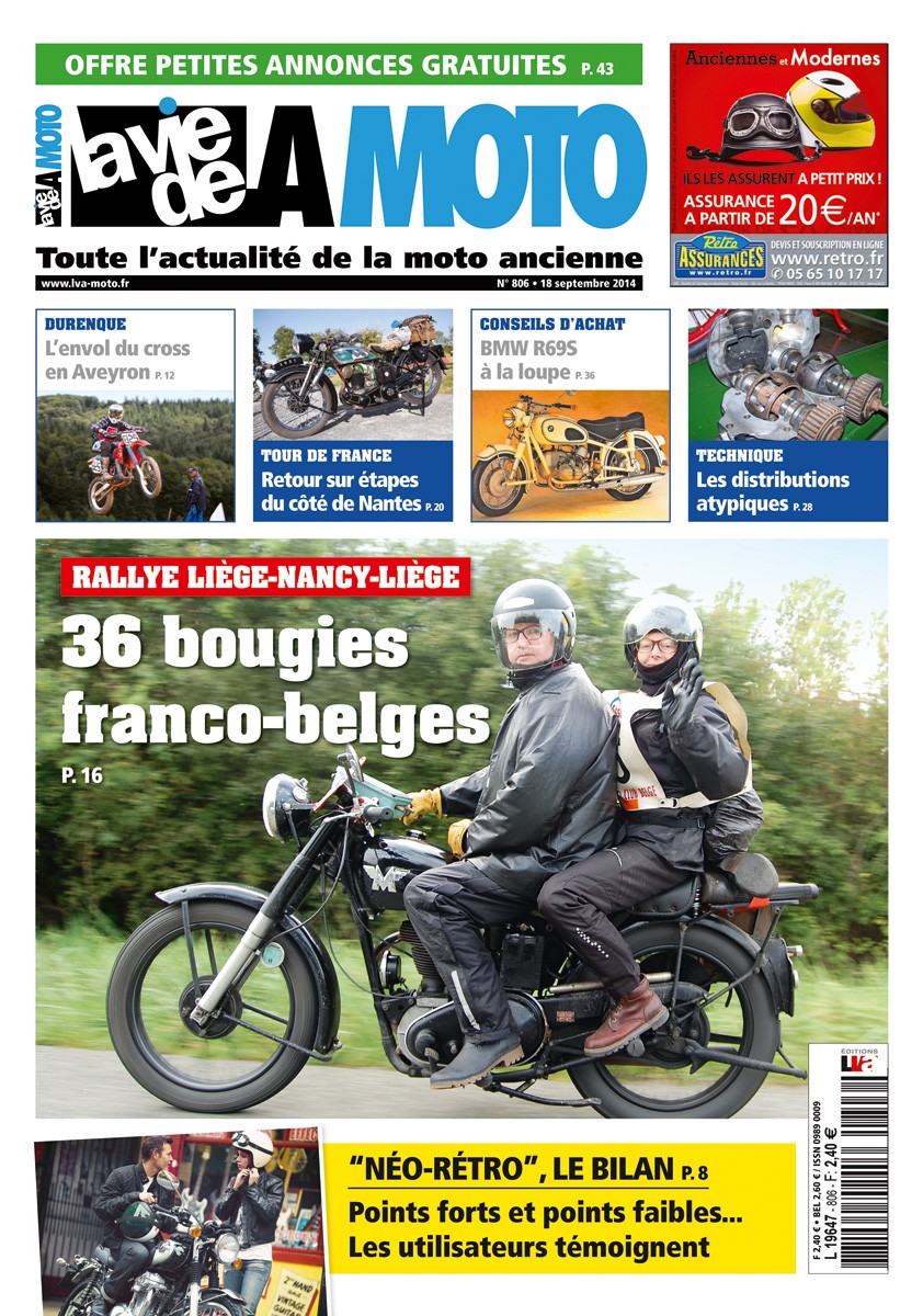 La Vie de la Moto n° 806 du 18/09/2014