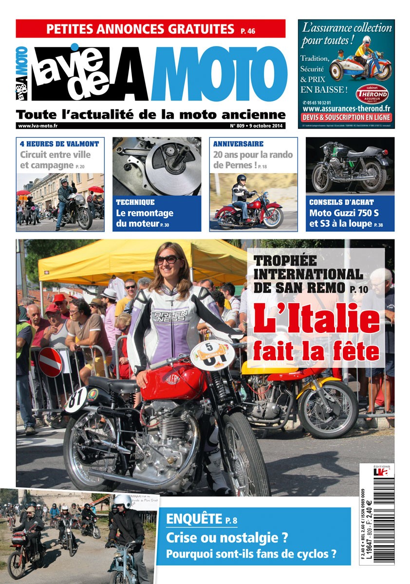 La Vie de la Moto n° 809 du 09/10/2014