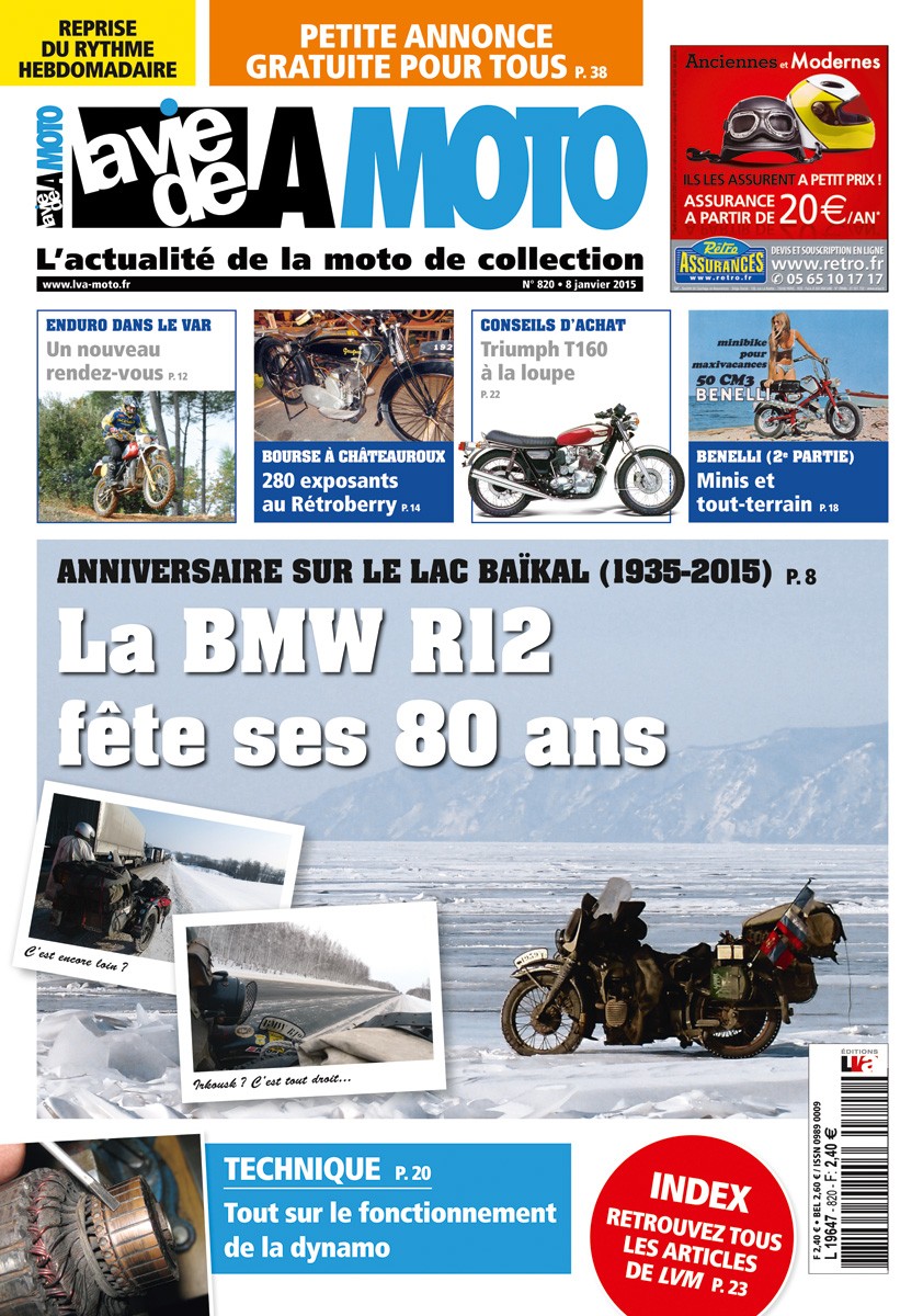 La Vie de la Moto n° 820 du 08/01/2015