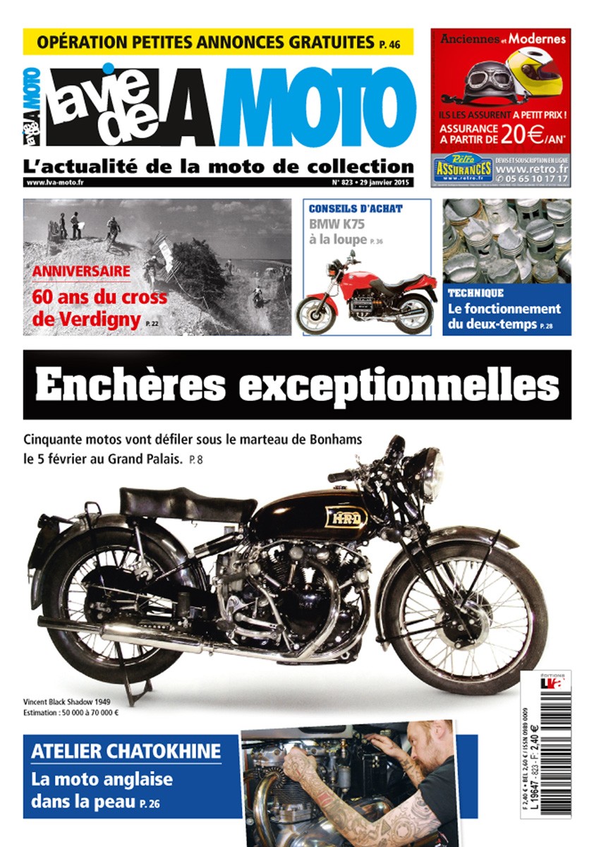 La Vie de la Moto n° 823 du 29/01/2015