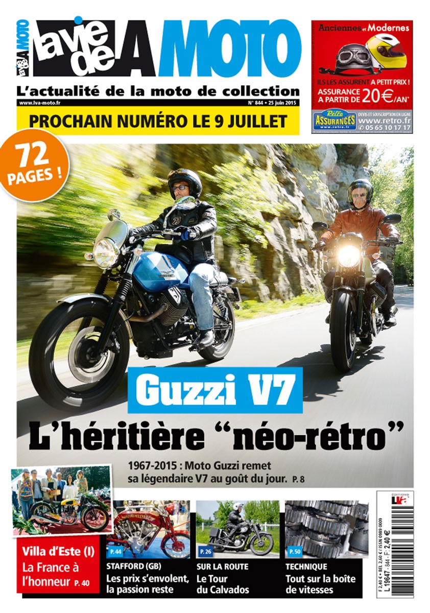 La Vie de la Moto n° 844 du 25/06/2015