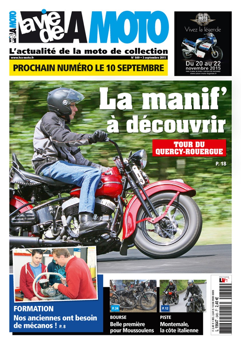 La Vie de la Moto n° 849 du 03/09/2015