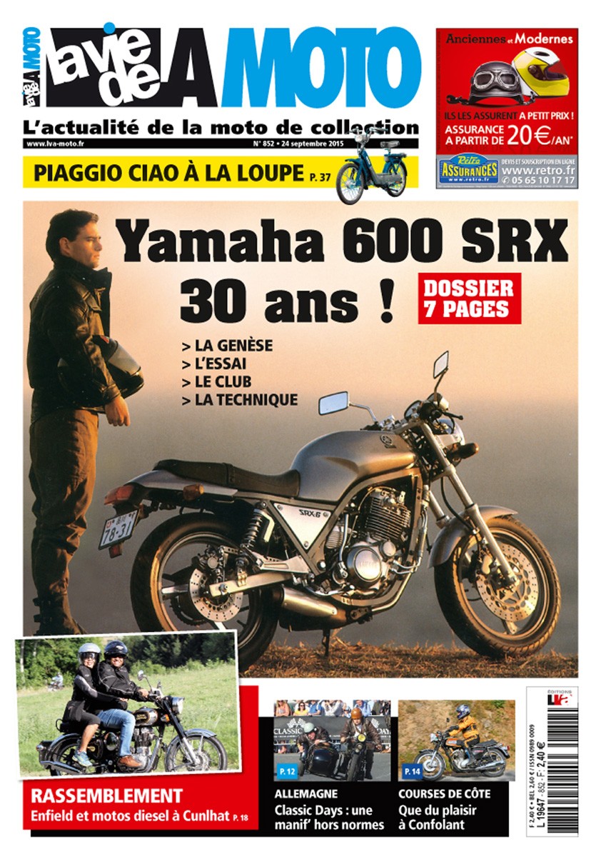 La Vie de la Moto n° 852 du 24/09/2015