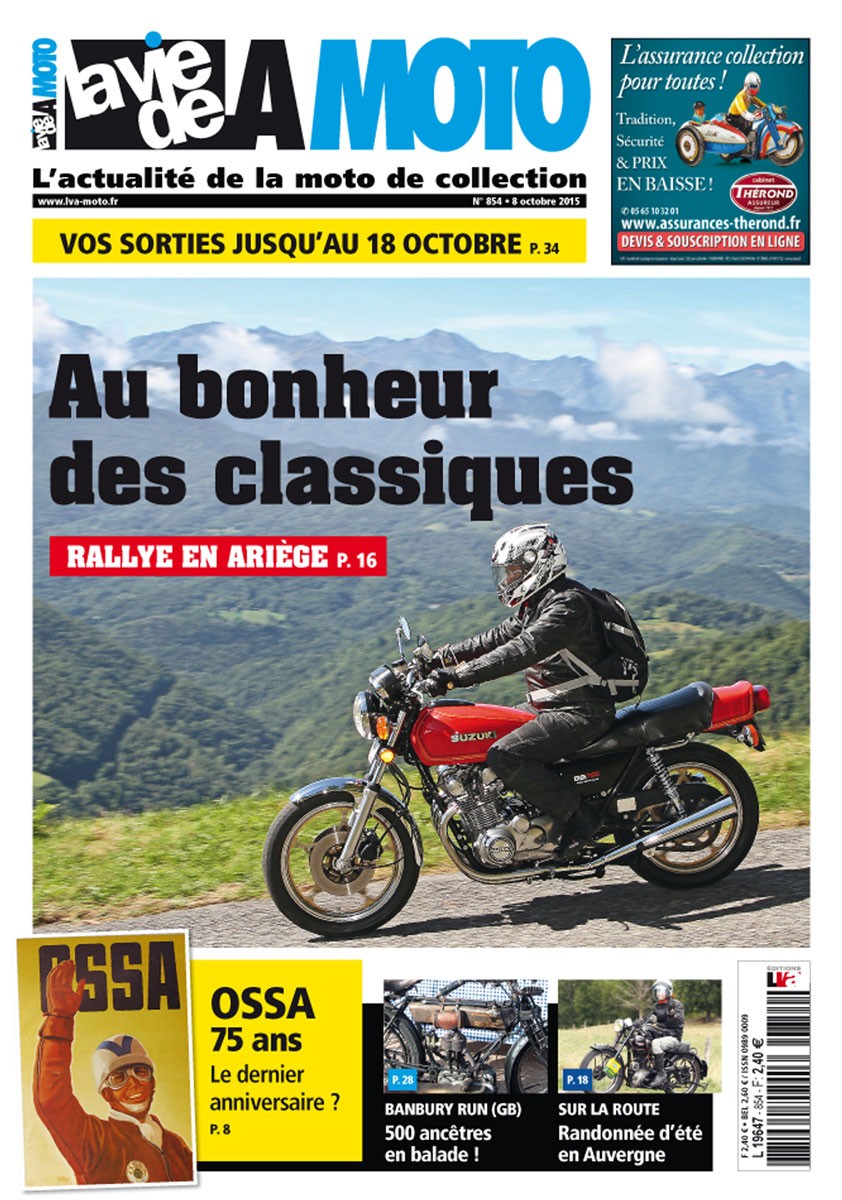 La Vie de la Moto n° 854 du 08/10/2015