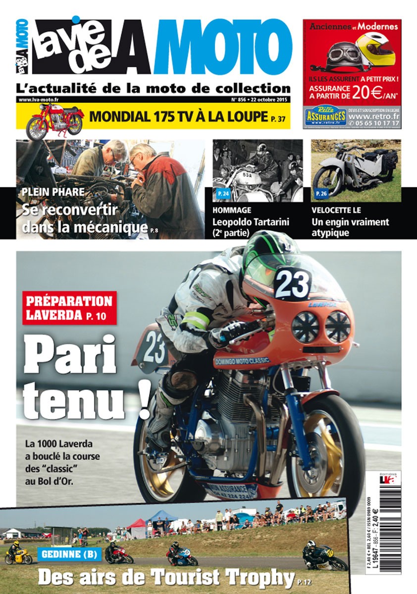La Vie de la Moto n° 856 du 22/10/2015
