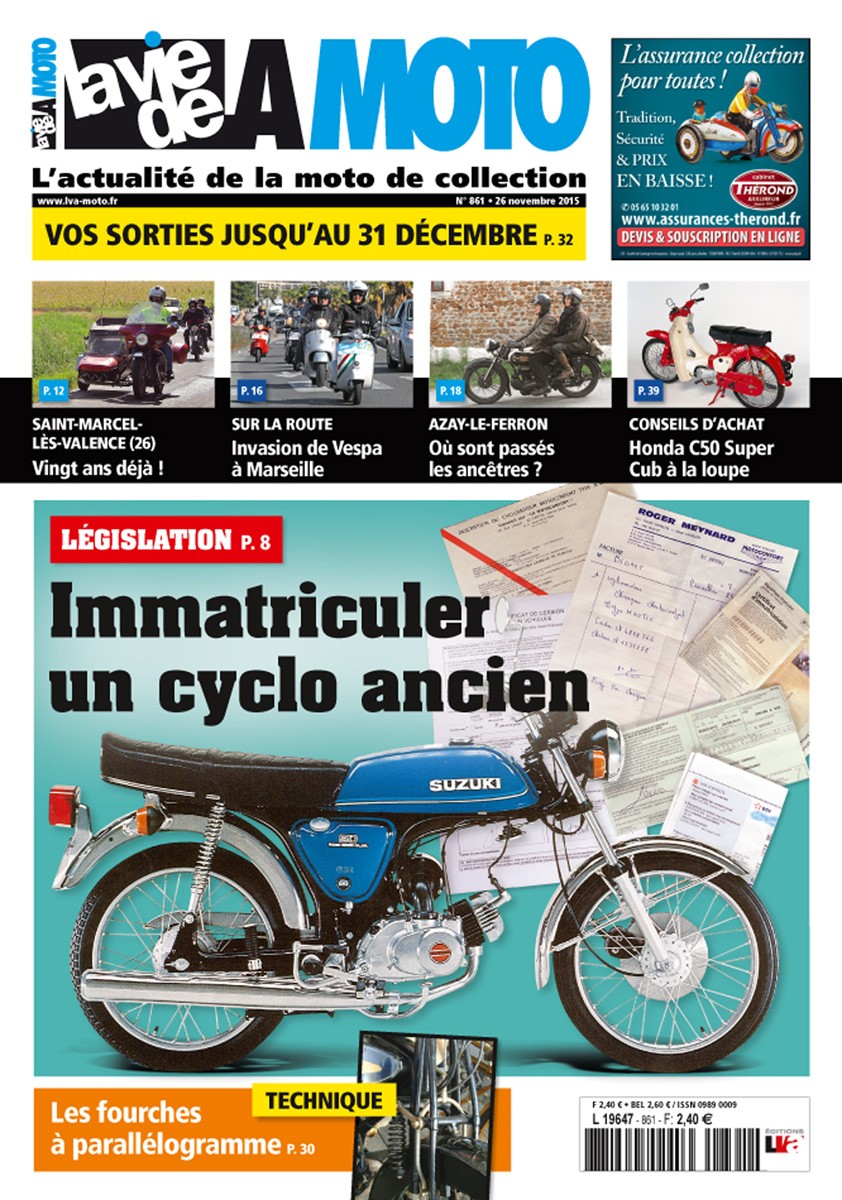 La Vie de la Moto n° 861 du 26/11/2015
