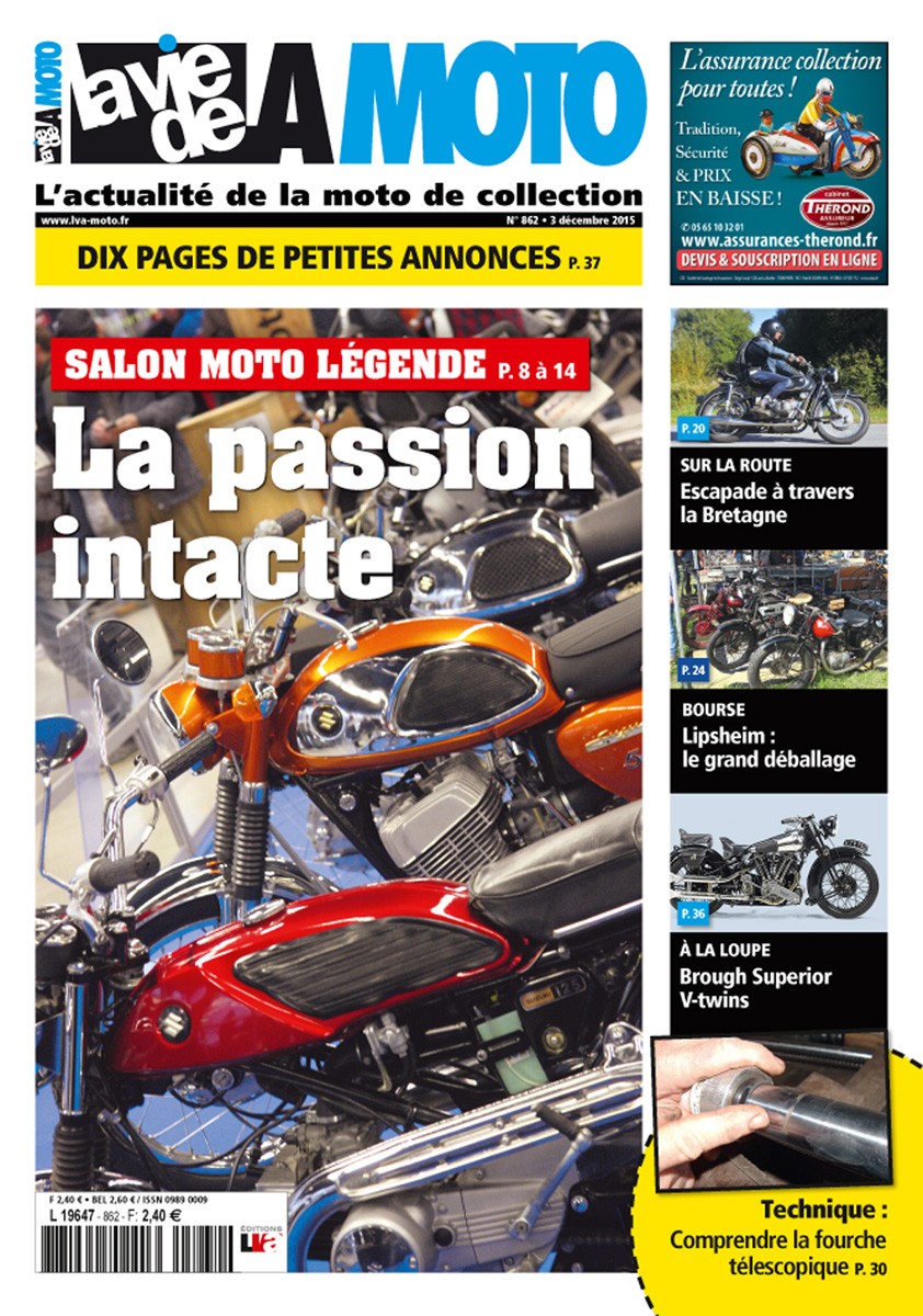 La Vie de la Moto n° 862 du 03/12/2015