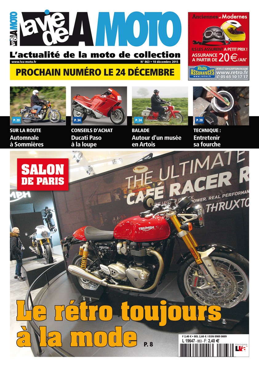 La Vie de la Moto n° 863 du 10/12/2015