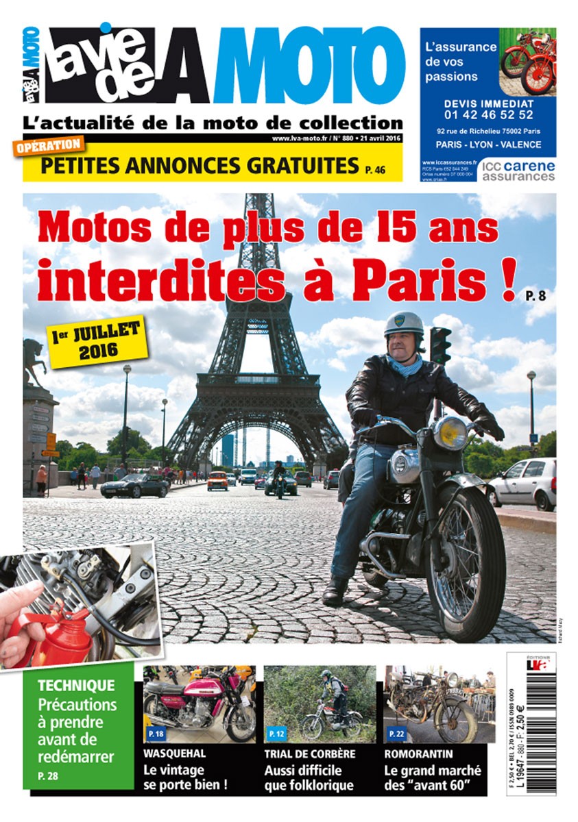 La Vie de la Moto n° 880 du 21/04/2016