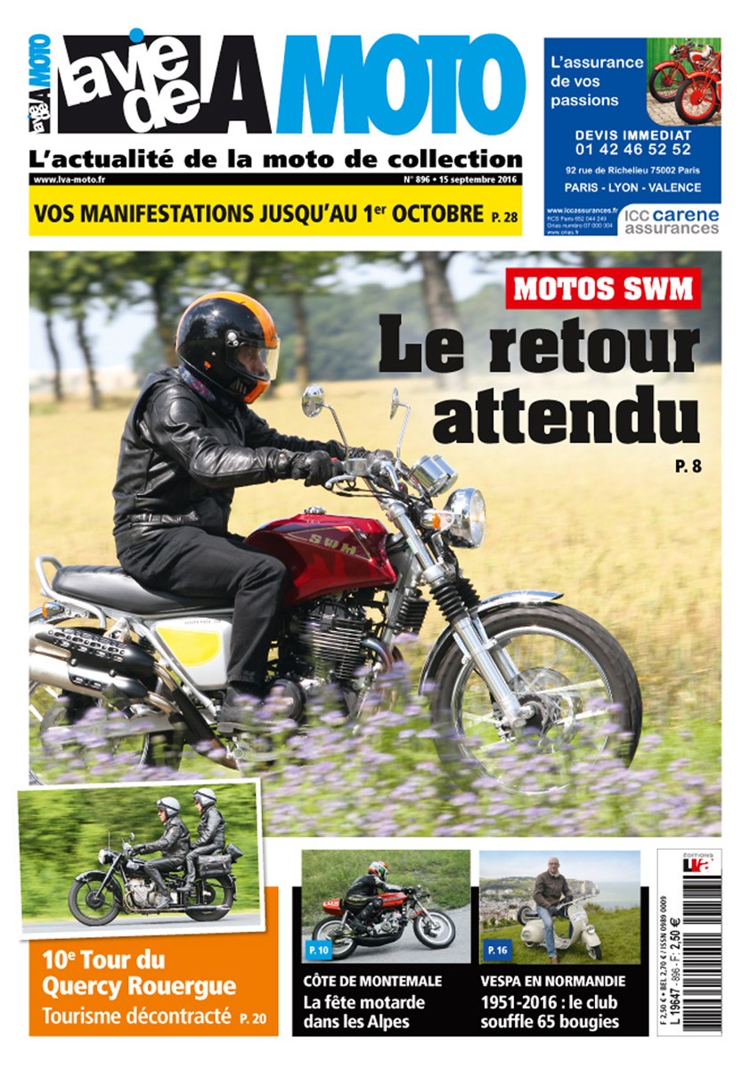 La Vie de la Moto n° 0896 du 15/09/2016