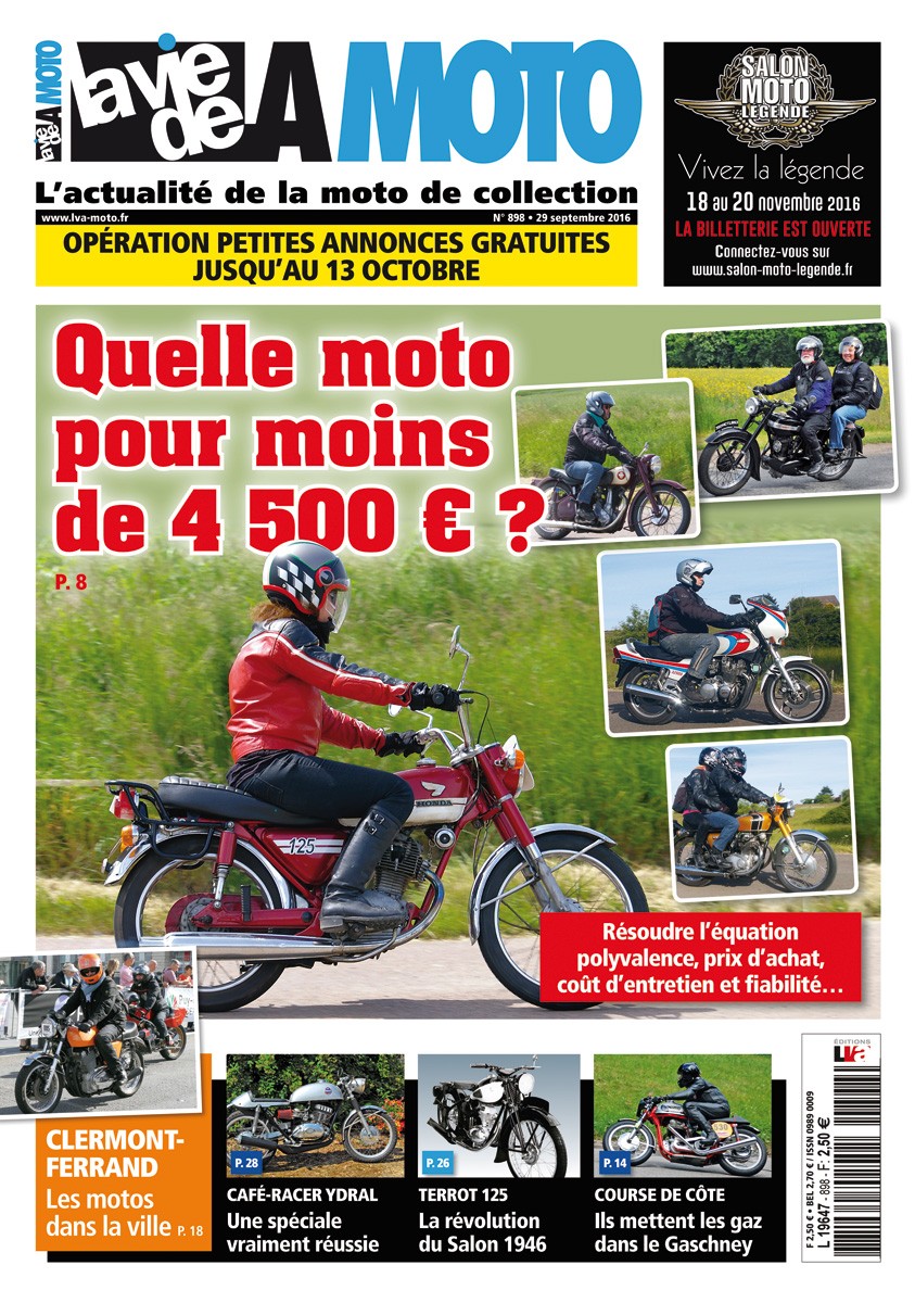 La Vie de la Moto n° 0898 du 29/09/2016