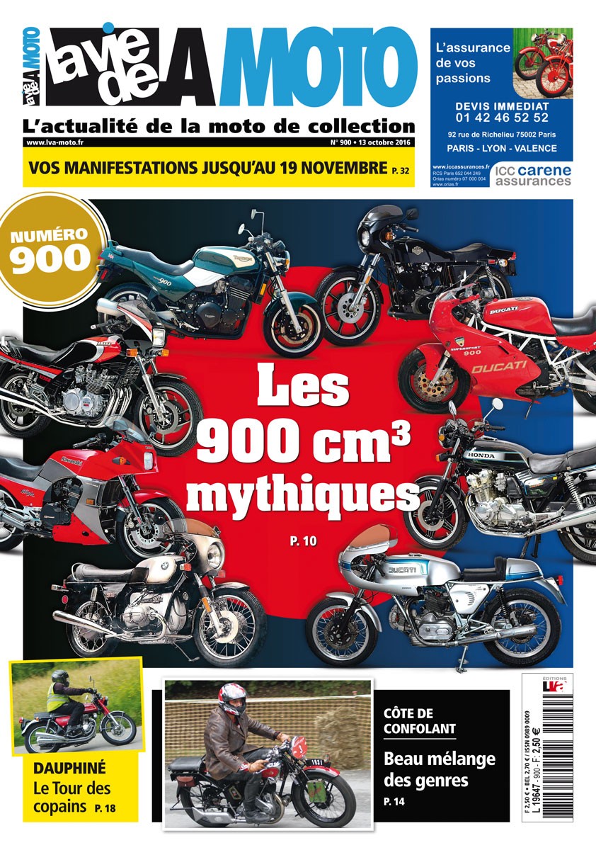 La Vie de la Moto n° 0900 du 13/10/2016