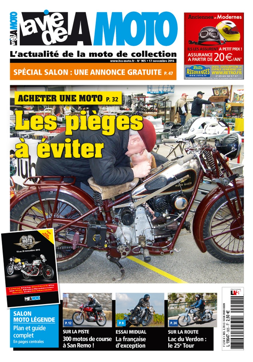 La Vie de la Moto n° 0905 du 17/11/2016