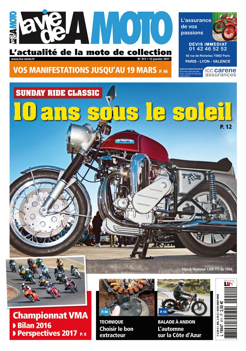 La Vie de la Moto n° 0911 du 12/01/2017