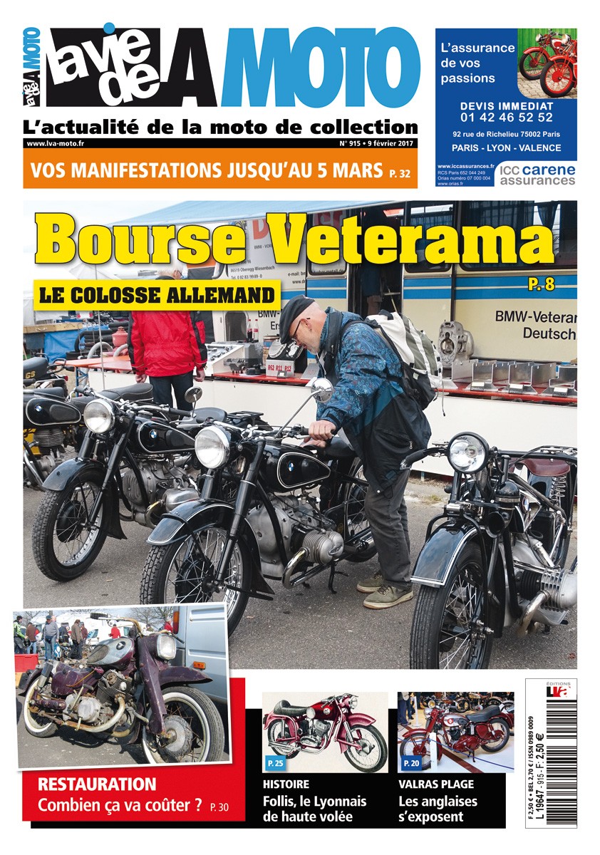 La Vie de la Moto n° 0915 du 09/02/2017