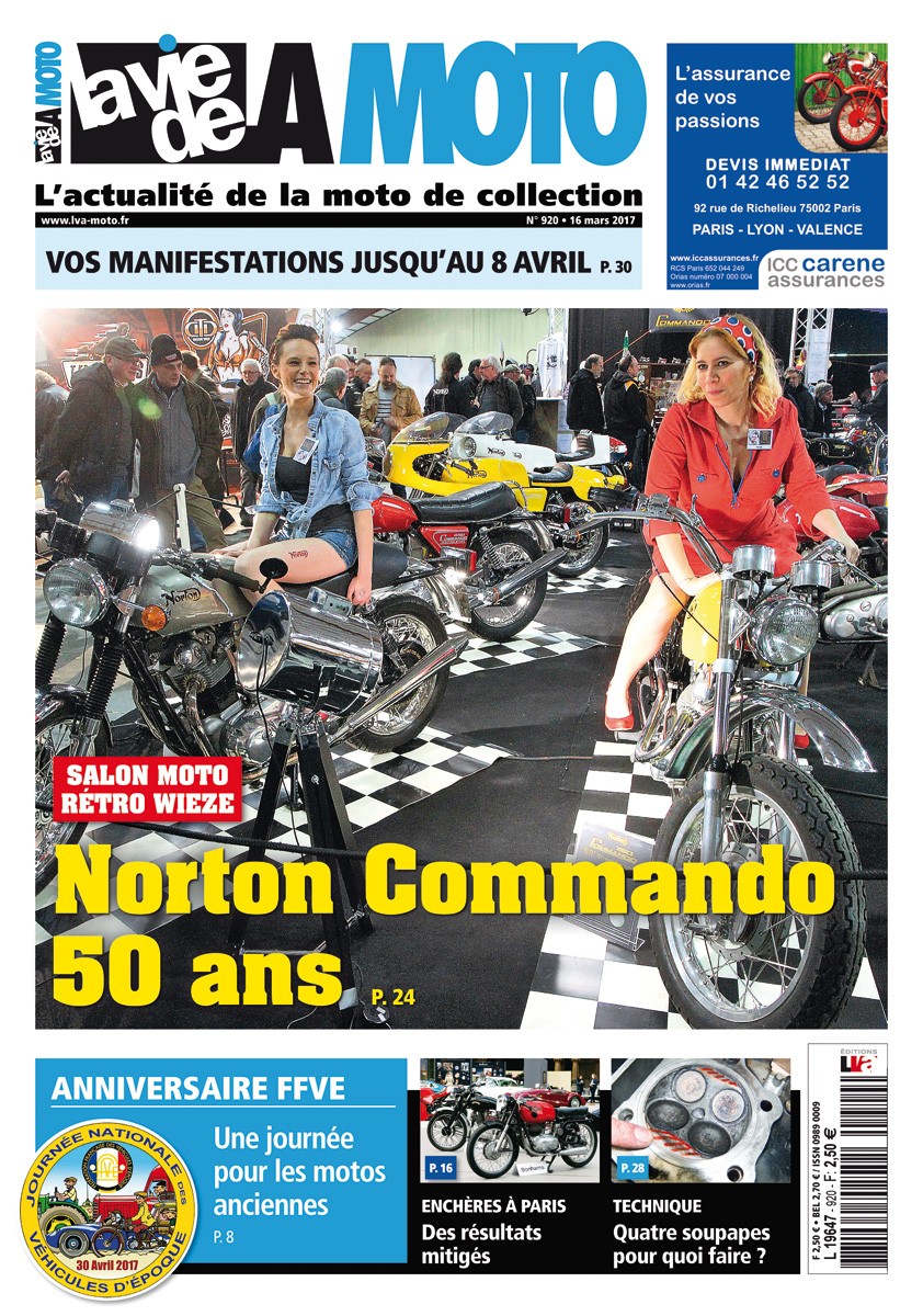 La Vie de la Moto n° 0920 du 16/03/2017