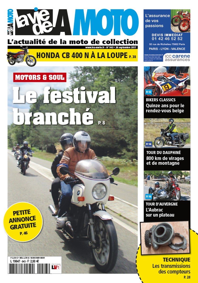 La Vie de la Moto n° 0943 du 28/09/2017