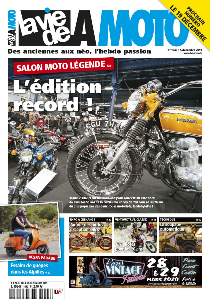 La Vie de la Moto n° 1043 du 05/12/2019