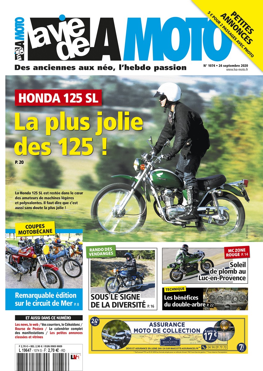 La Vie de la Moto n° 1074 du 24/09/2020