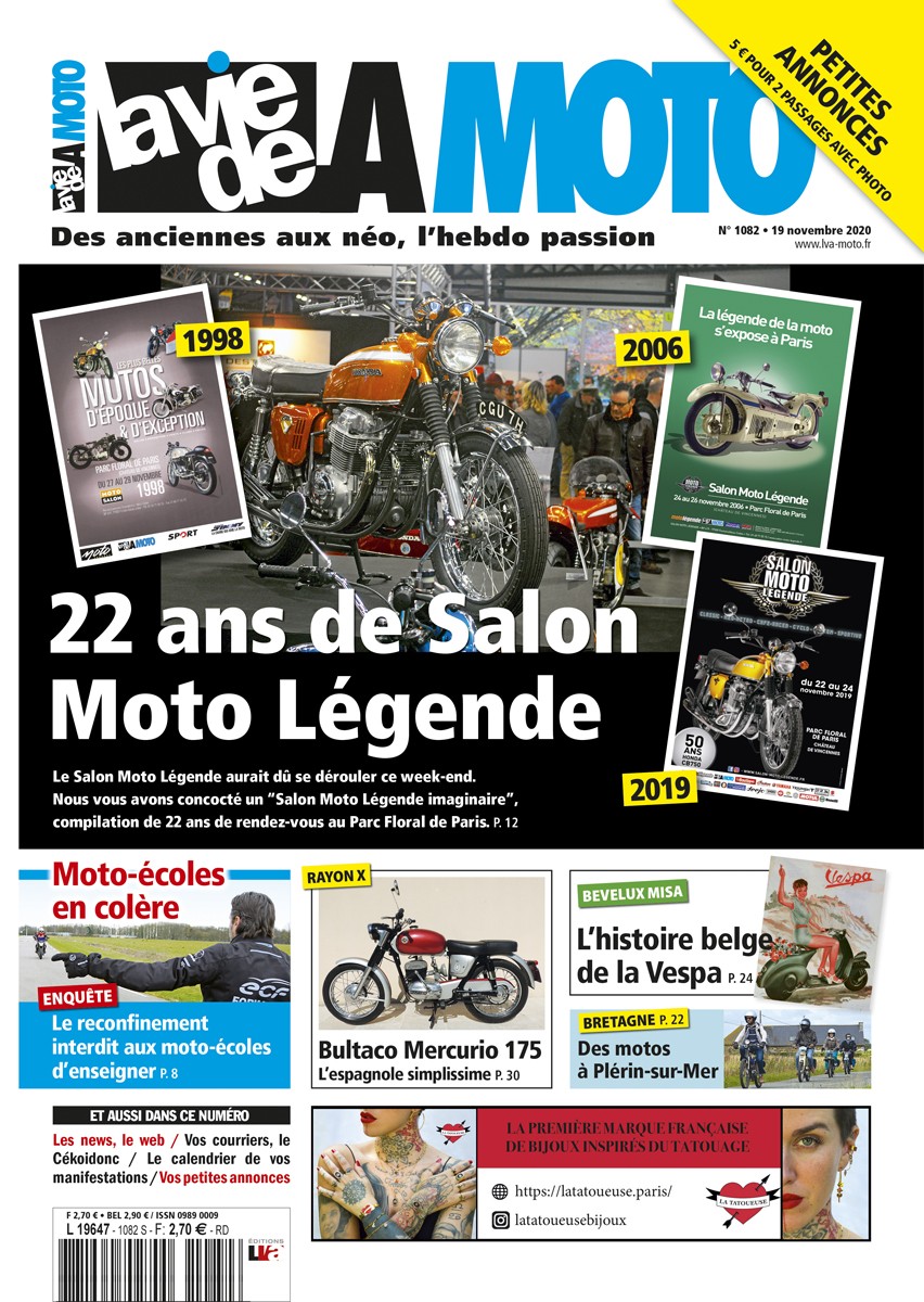 La Vie de la Moto n° 1082 du 19/11/2020