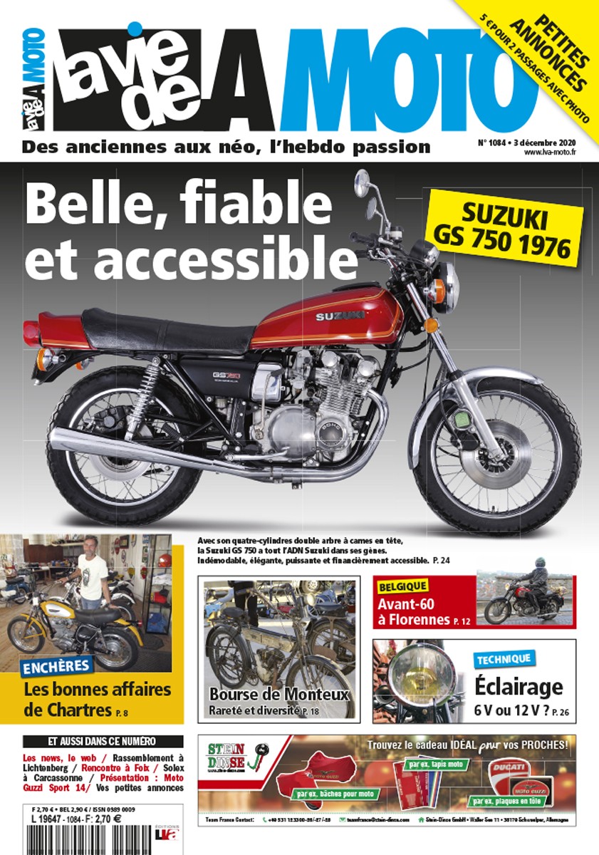 La Vie de la Moto n° 1084 du 03/12/2020