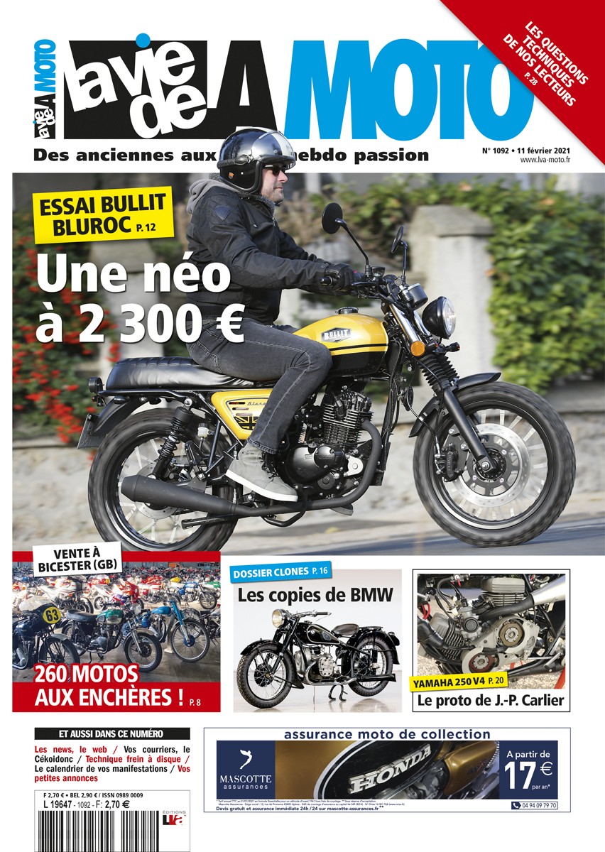 La Vie de la Moto n° 1092 du 11/02/2021