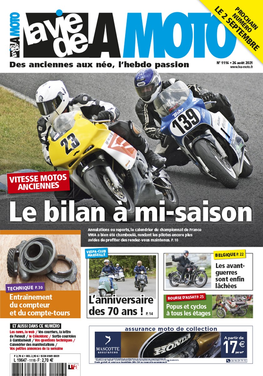 La Vie de la Moto n° 1116 du 26/08/2021