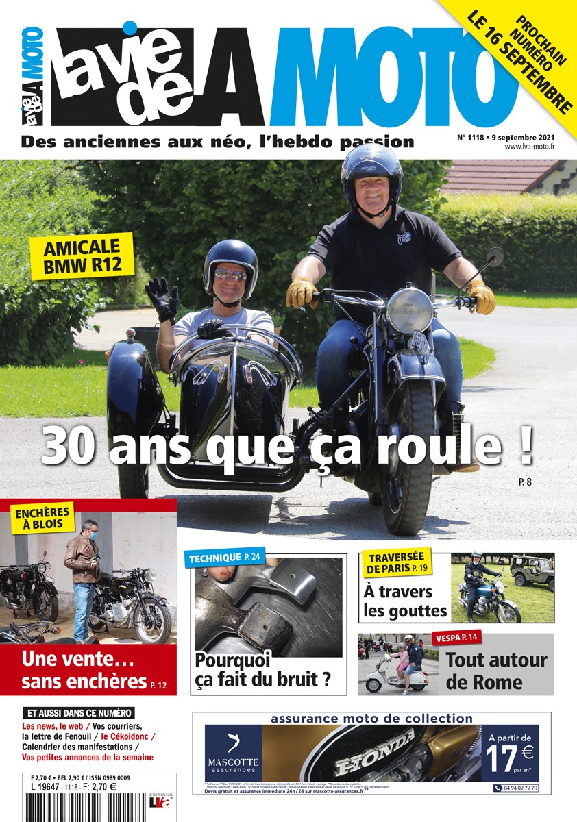 La Vie de la Moto n° 1118 du 09/09/2021