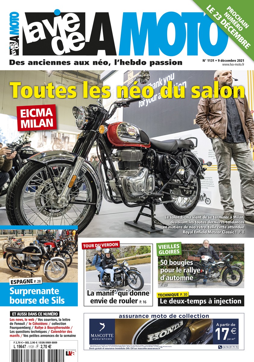 La Vie de la Moto n° 1131 du 09/12/2021