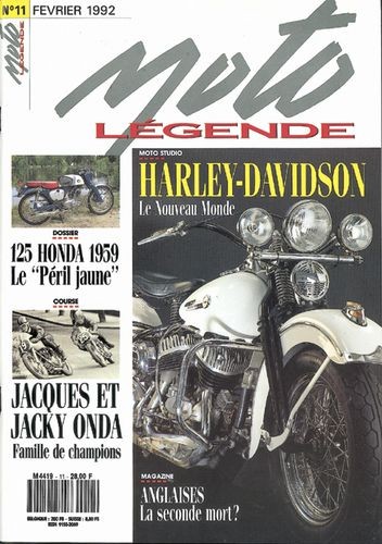 Moto légende n° 11 du 15/01/1992