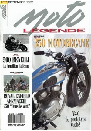 Moto légende n° 17 du 15/08/1992