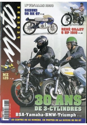 Moto légende n° 78 du 15/02/1998