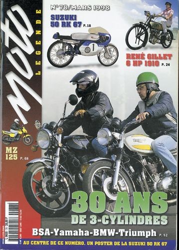 Moto légende n° 78 du 15/02/1998