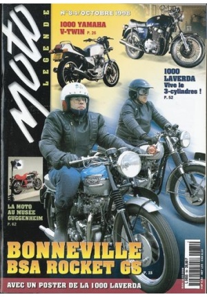 Moto légende n° 84 du 15/09/1998