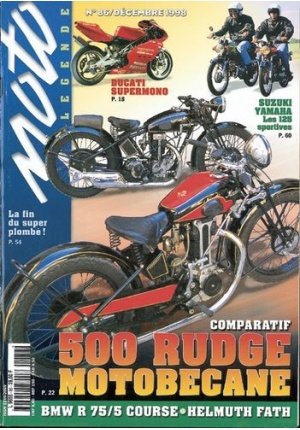 Moto légende n° 86 du 15/11/1998