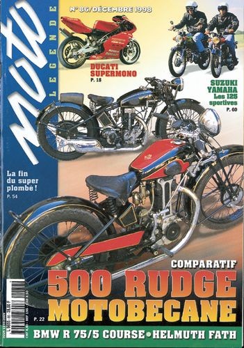 Moto légende n° 86 du 15/11/1998