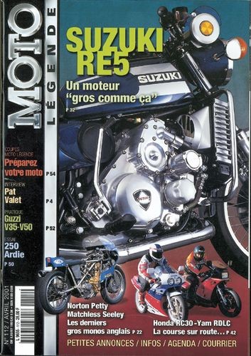 Moto légende n° 112 du 15/03/2001