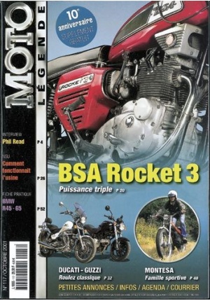 Moto légende n° 117 du 15/09/2001