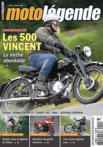 Moto Légende n° 186 du 15/01/2008