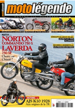 Moto Légende n° 218 du 01/12/2010