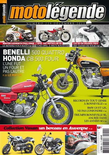 Moto Légende n° 229 du 01/12/2011