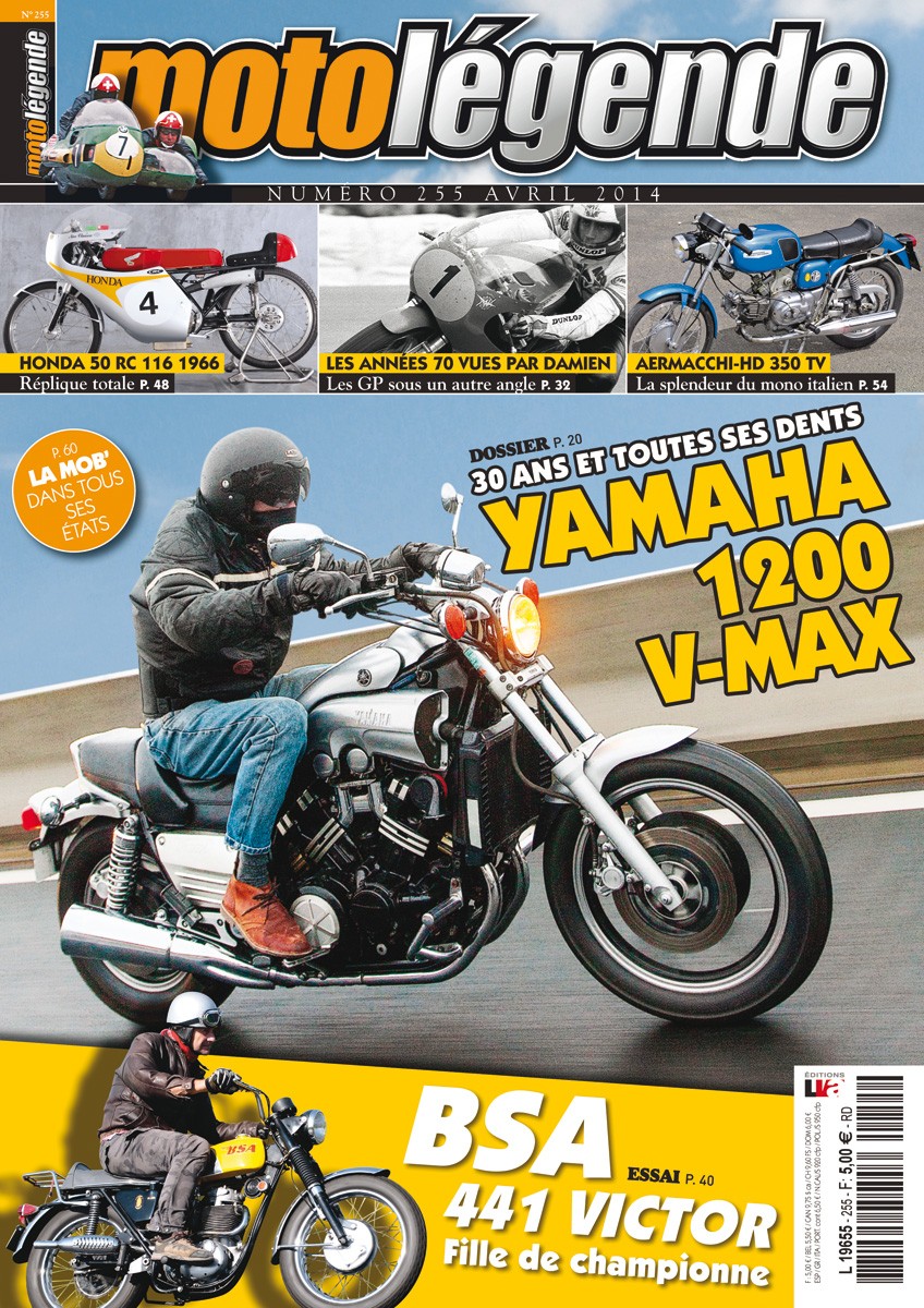 Moto Légende n° 255 du 01/04/2014