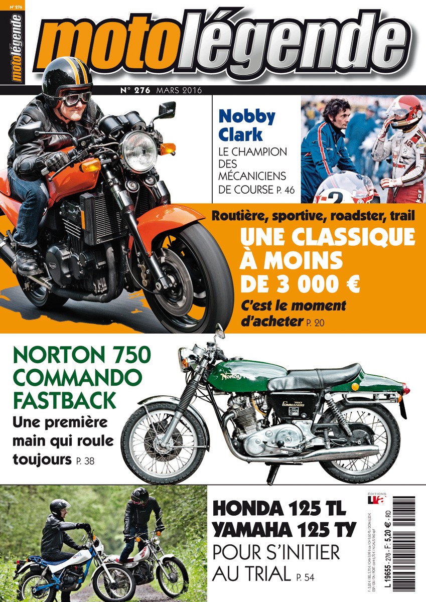 Moto Légende n° 276 du 01/03/2016