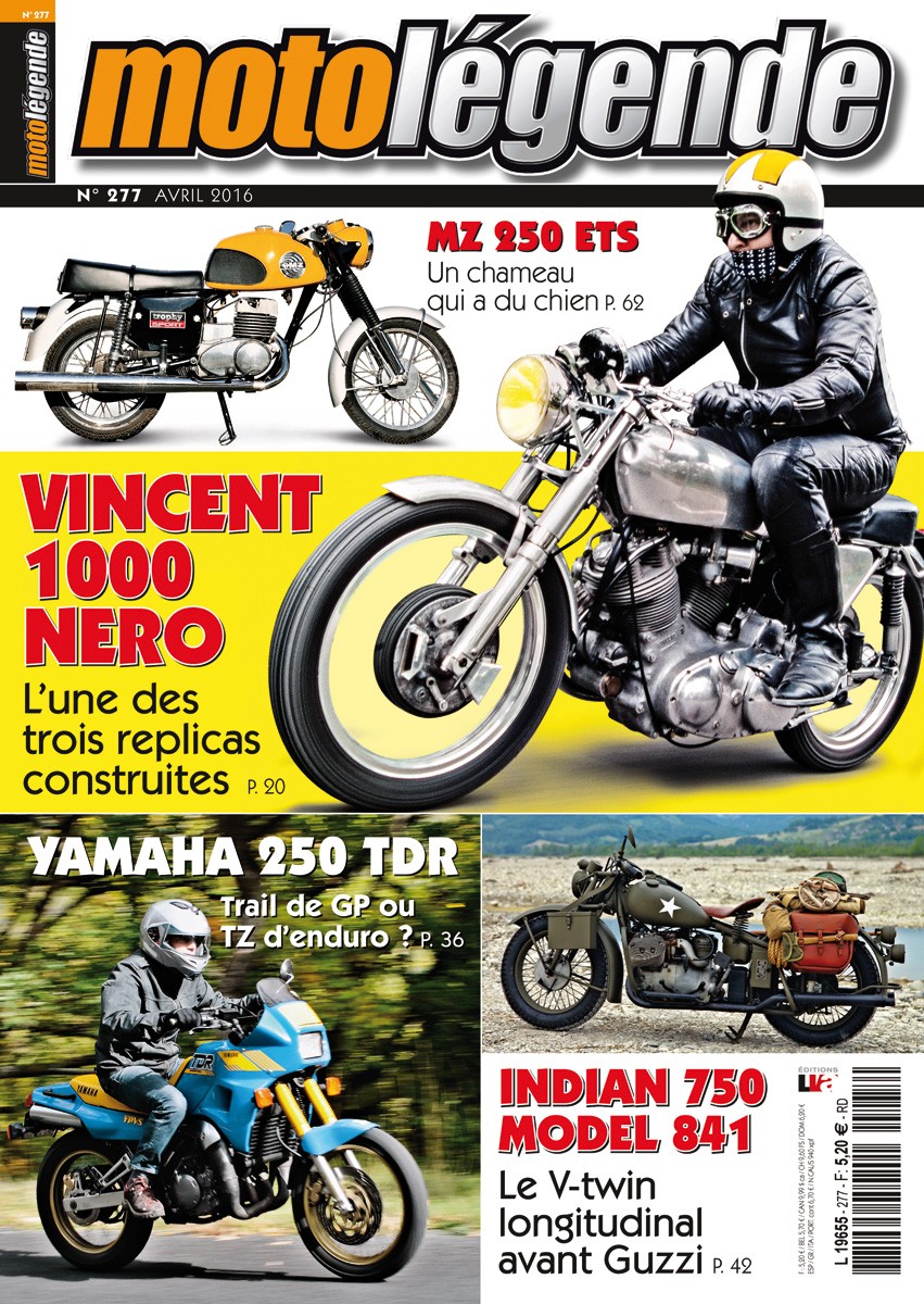 Moto Légende n° 277 du 01/04/2016