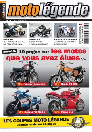 Moto Légende n° 291 du 08/08/2017