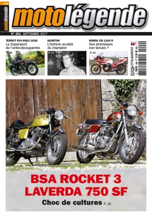 Moto Légende n° 292 du 01/09/2017