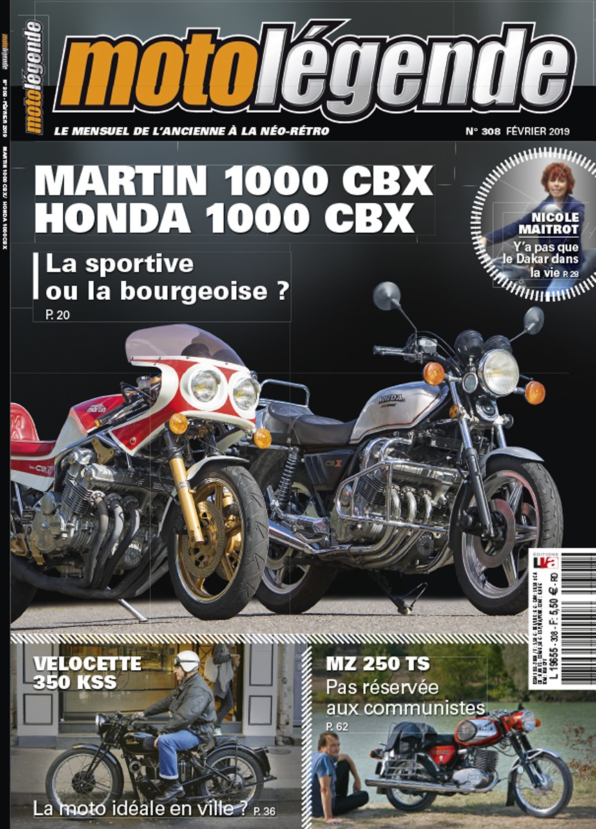 Moto Légende n° 308 du 01/02/2019