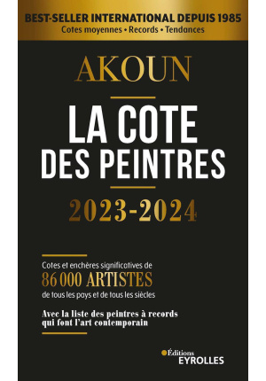 Cote des peintres 2023 - 2024