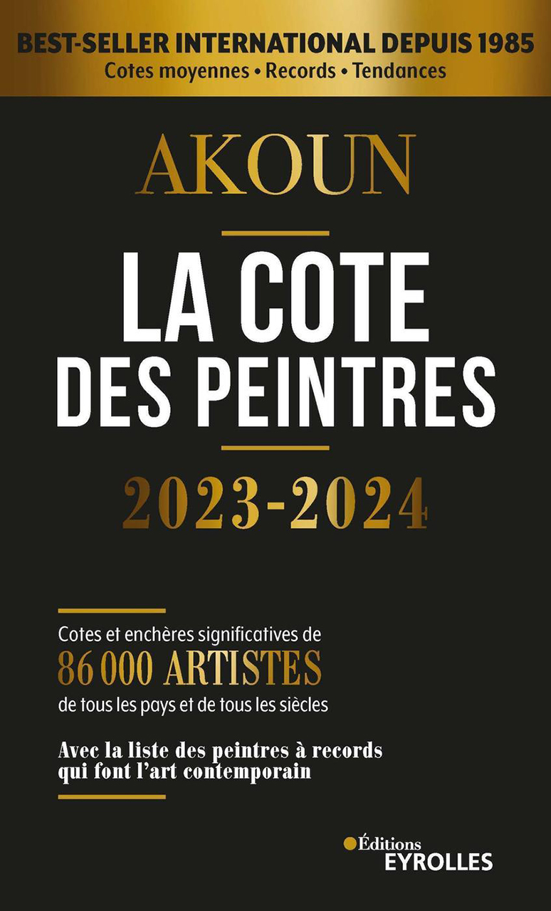 Cote des peintres 2023 - 2024